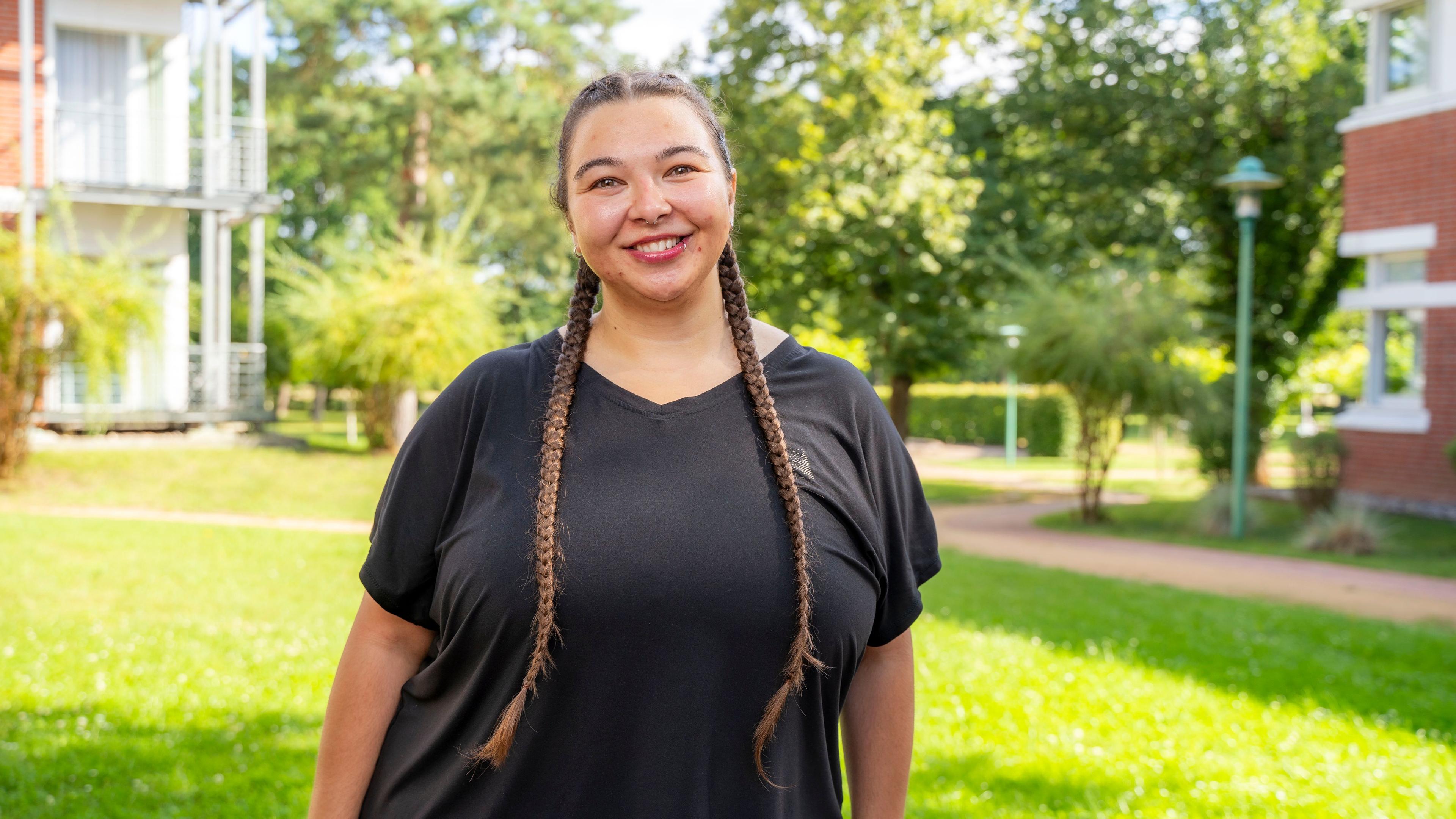 Rehabilitandin der Rehaklinik Hohenelse