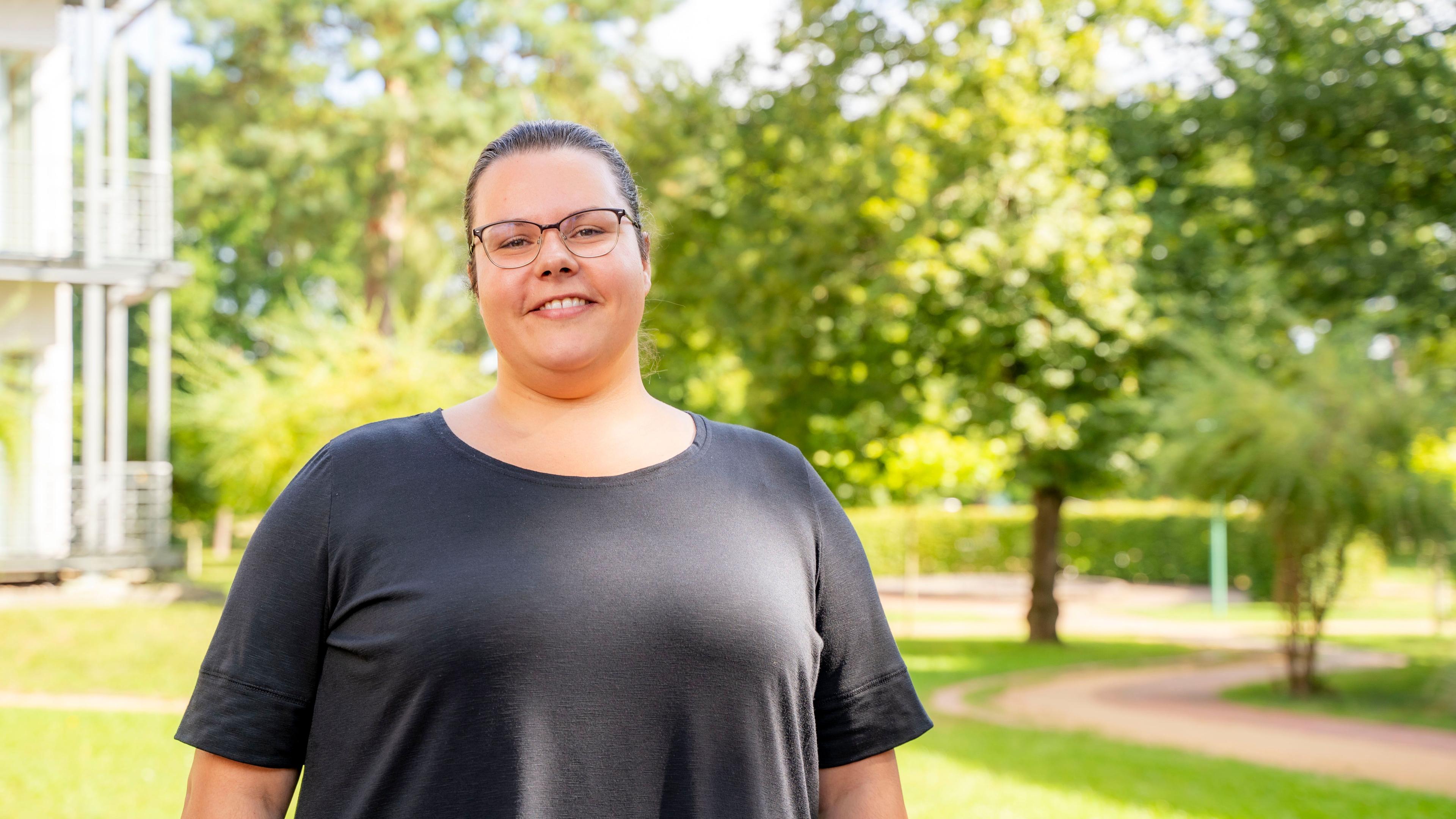 Rehabilitandin der Rehaklinik Hohenelse