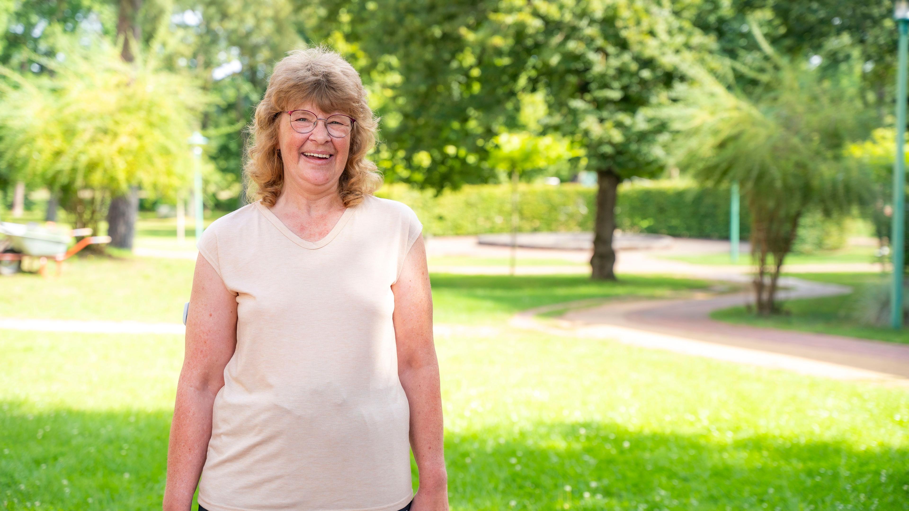 Rehabilitandin der Rehaklinik Hohenelse